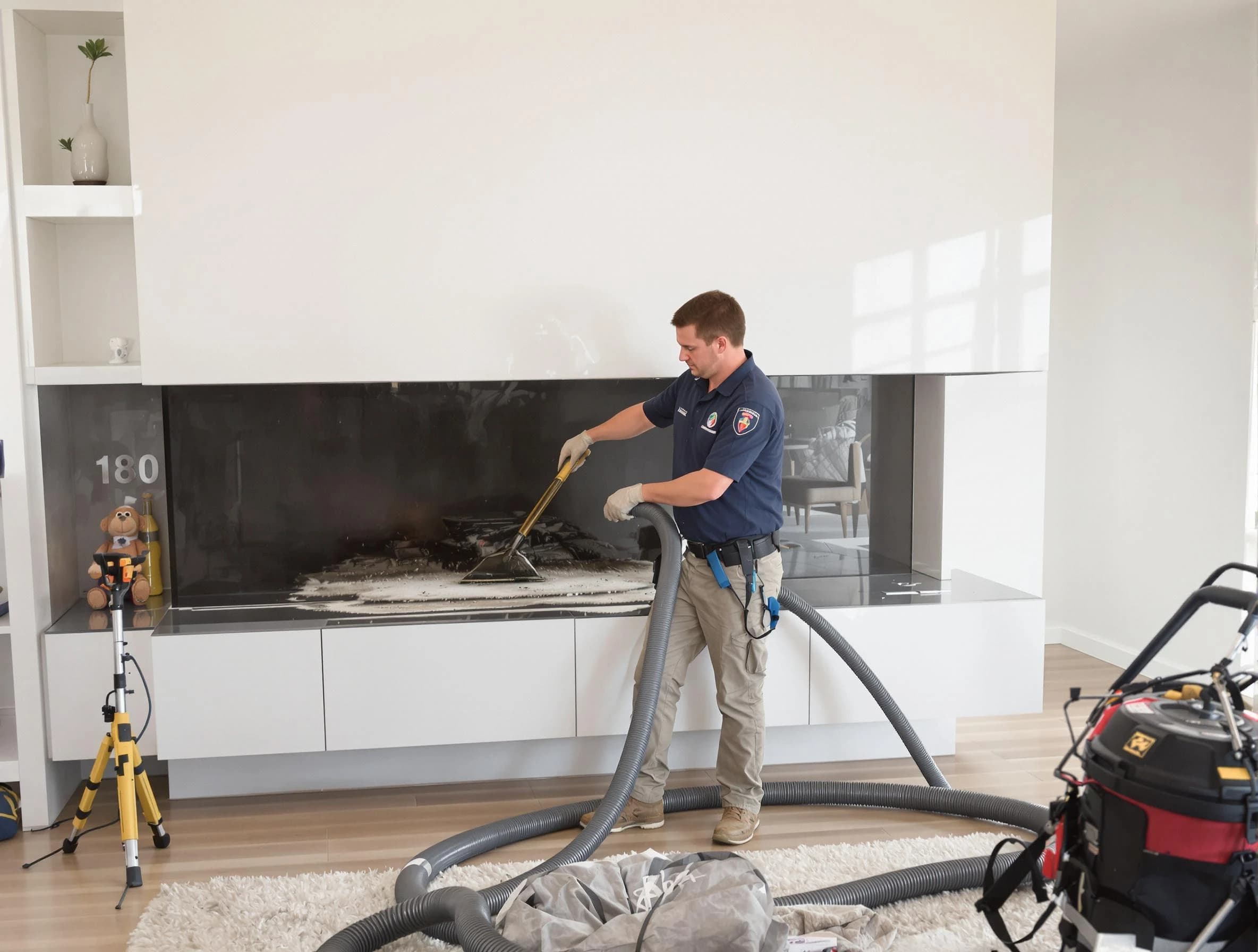 Pemberton Chimney Sweep technician providing chimney sweeping services in Pemberton, NJ